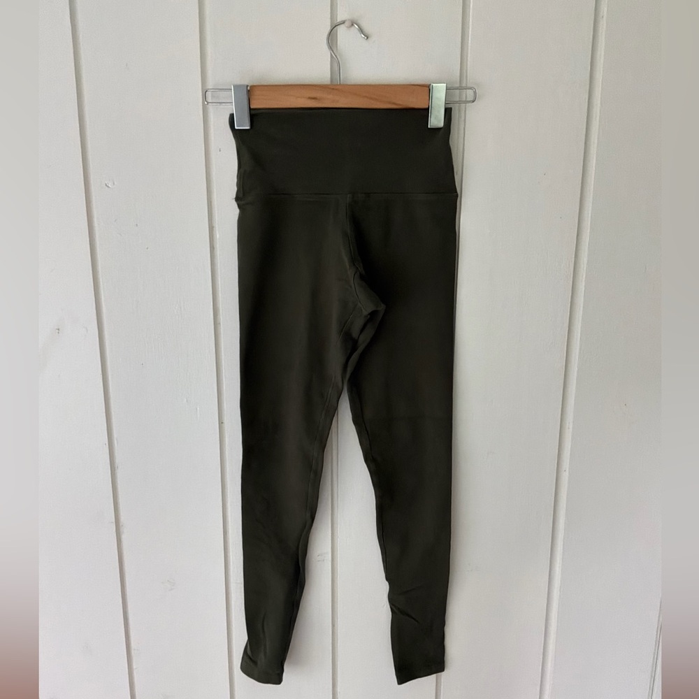 Indigo Luna Yoga Pants- Organic Cotton XS - Olive green